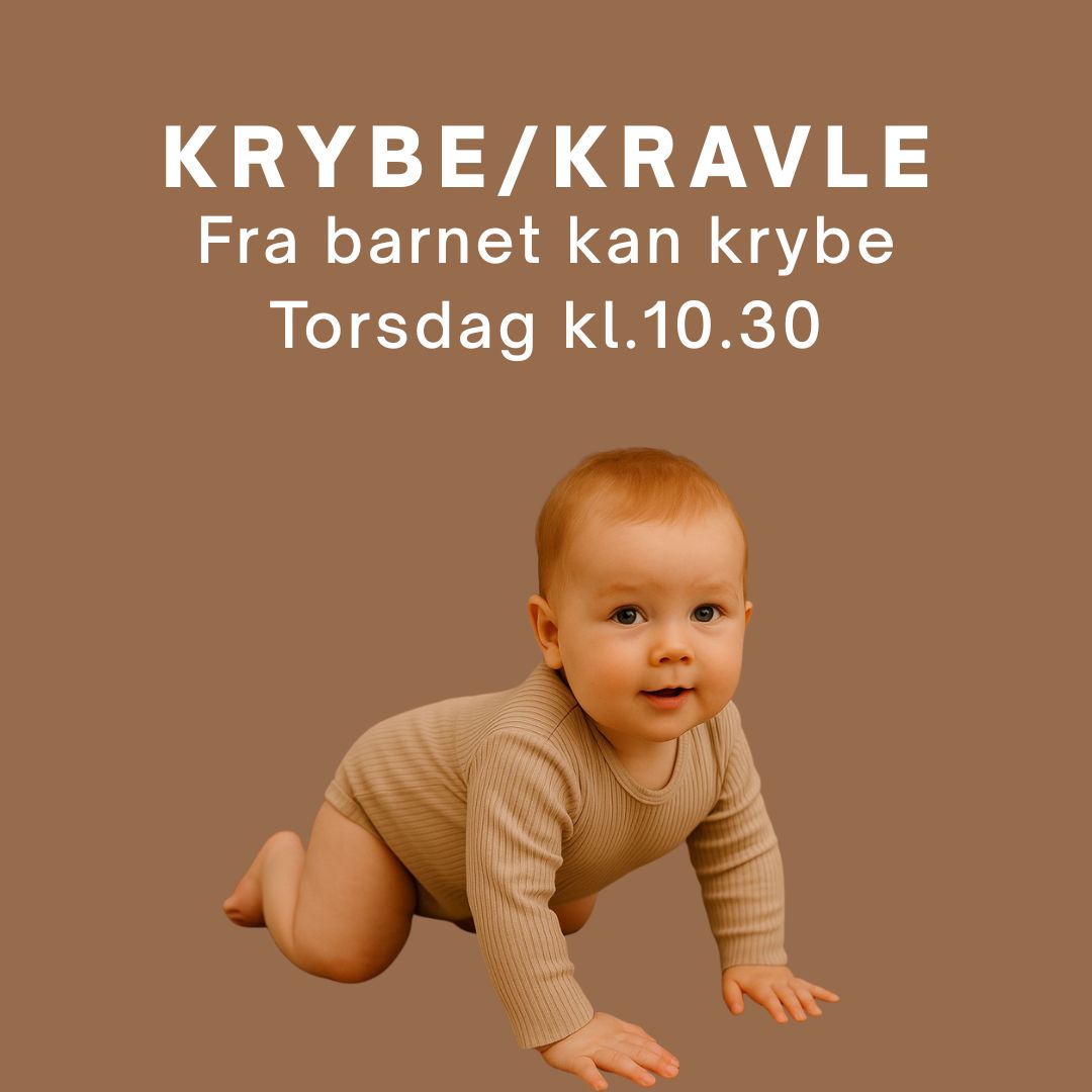 BabyTummel Krybe/Kravle - Torsdag kl. 10.30 - OPSTART d.8/1-2026.